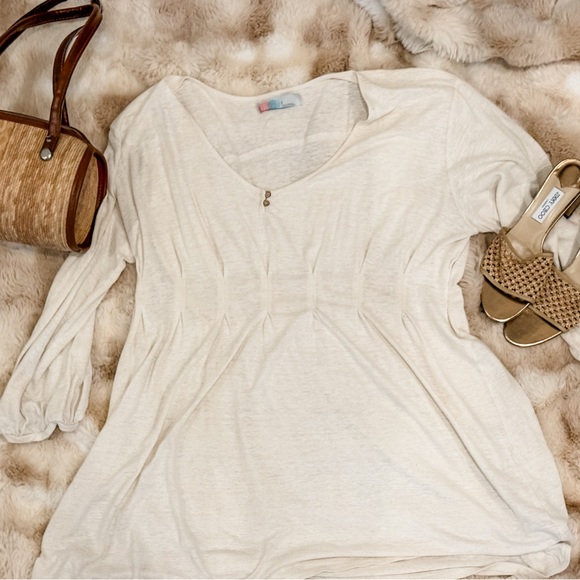 Free People Tops - Free People Cream Women's Tunic Top